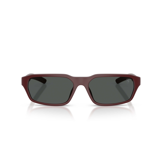SCUDERIA FERRARI FZ 6032D col. 530/1Y è un occhiale da sole unisex in acetato bordeaux satinato bordeaux e calibro 58.