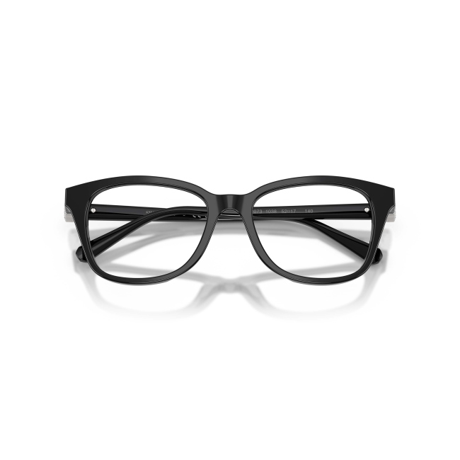 Swarovski SK 2073 Col.1038 Cal.52: occhiale da vista, calibro 52, colore 1038. Materiale/finitura celluloide nero lucido, colore principale nero.
