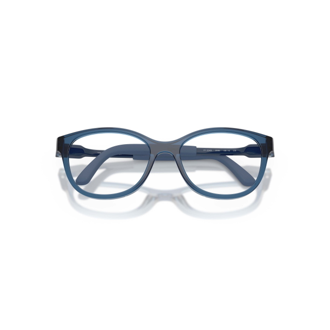 Vogue Kids VY 2049 Col.3085 Cal.47: occhiale da vista, calibro 47, colore 3085. Materiale/finitura celluloide blu trasparente, colore principale blu.