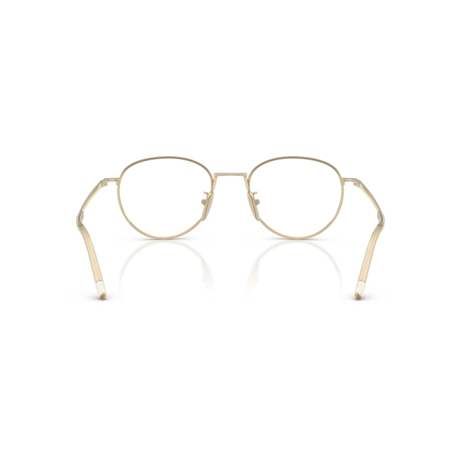 Prada PR D57VD ZVN1O1: occhiale da vista donna pantos in metallo oro pallido, calibro 51. Full rim elegante e predisposto per lenti graduate.