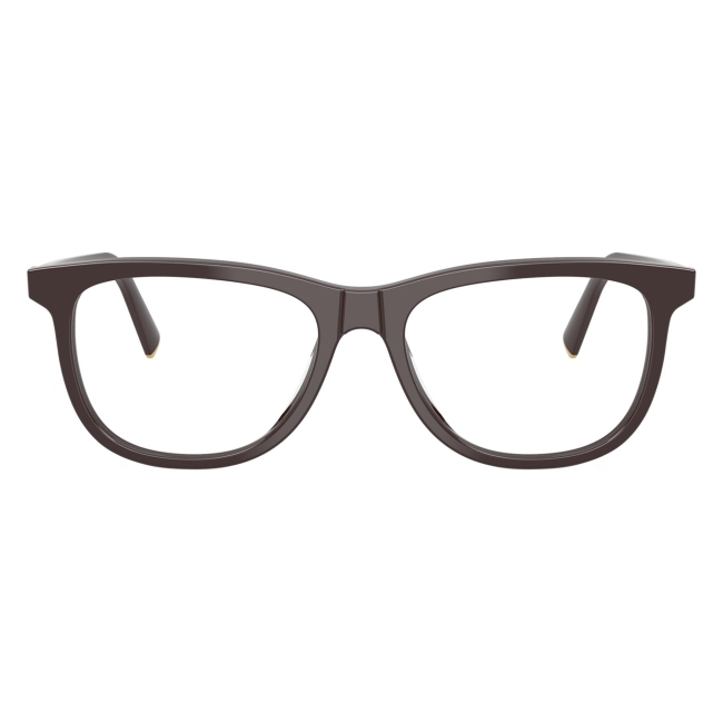 Miu Miu VMU 01W 22C-1O1: occhiale da vista da donna dalla forma pantos in acetato Moka, calibro 54.