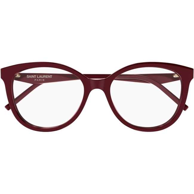 Saint Laurent SL M184 col. 005: occhiali da vista cat-eye in rosso, calibro 53.
