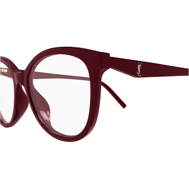 Saint Laurent SL M184 col. 005: occhiali da vista cat-eye in rosso, calibro 53.