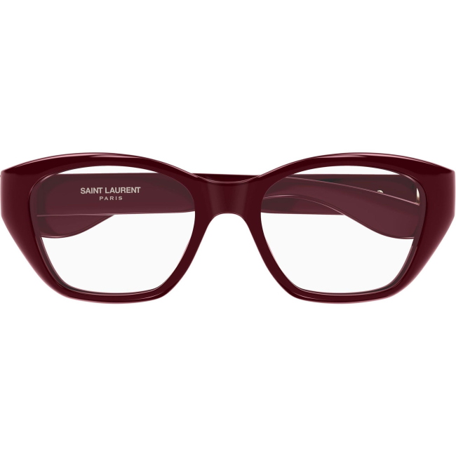 Saint Laurent SL 924 col. 005: occhiali da vista cat-eye in rosso, calibro 52.