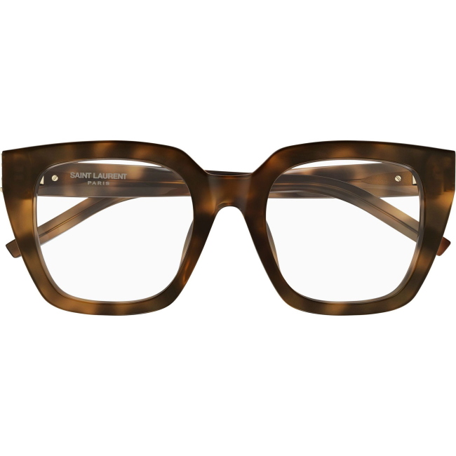 Saint Laurent SL M143 OPT col. 003: occhiali da vista cat-eye in avana tartarugato, calibro 51.