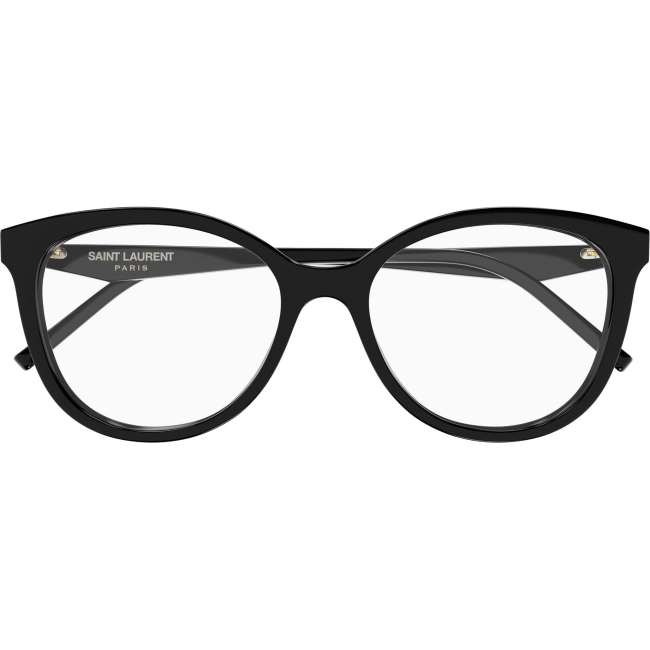 Saint Laurent SL M184 col. 001: occhiali da vista cat-eye in nero, calibro 53.