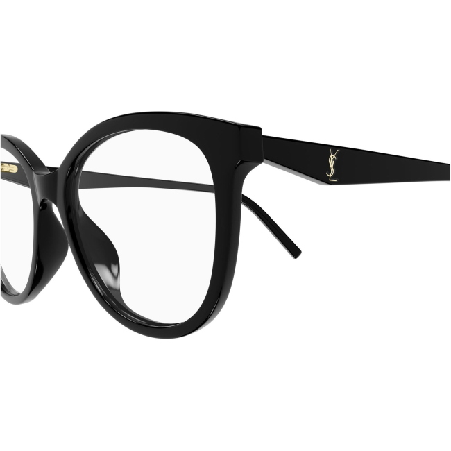 Saint Laurent SL M184 col. 001: occhiali da vista cat-eye in nero, calibro 53.