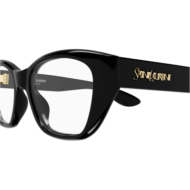Saint Laurent SL 924 col. 001: occhiali da vista cat-eye in nero, calibro 52.