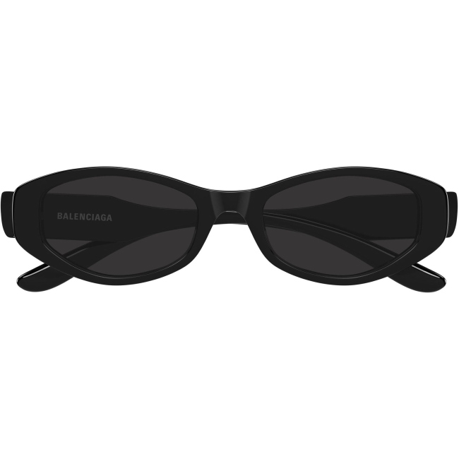 Balenciaga BB0509S col. 001: occhiali da sole geometrica in nero, calibro 53.