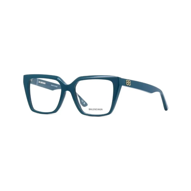 Balenciaga BB0130O col. 007: occhiali da vista in blu, calibro 53.